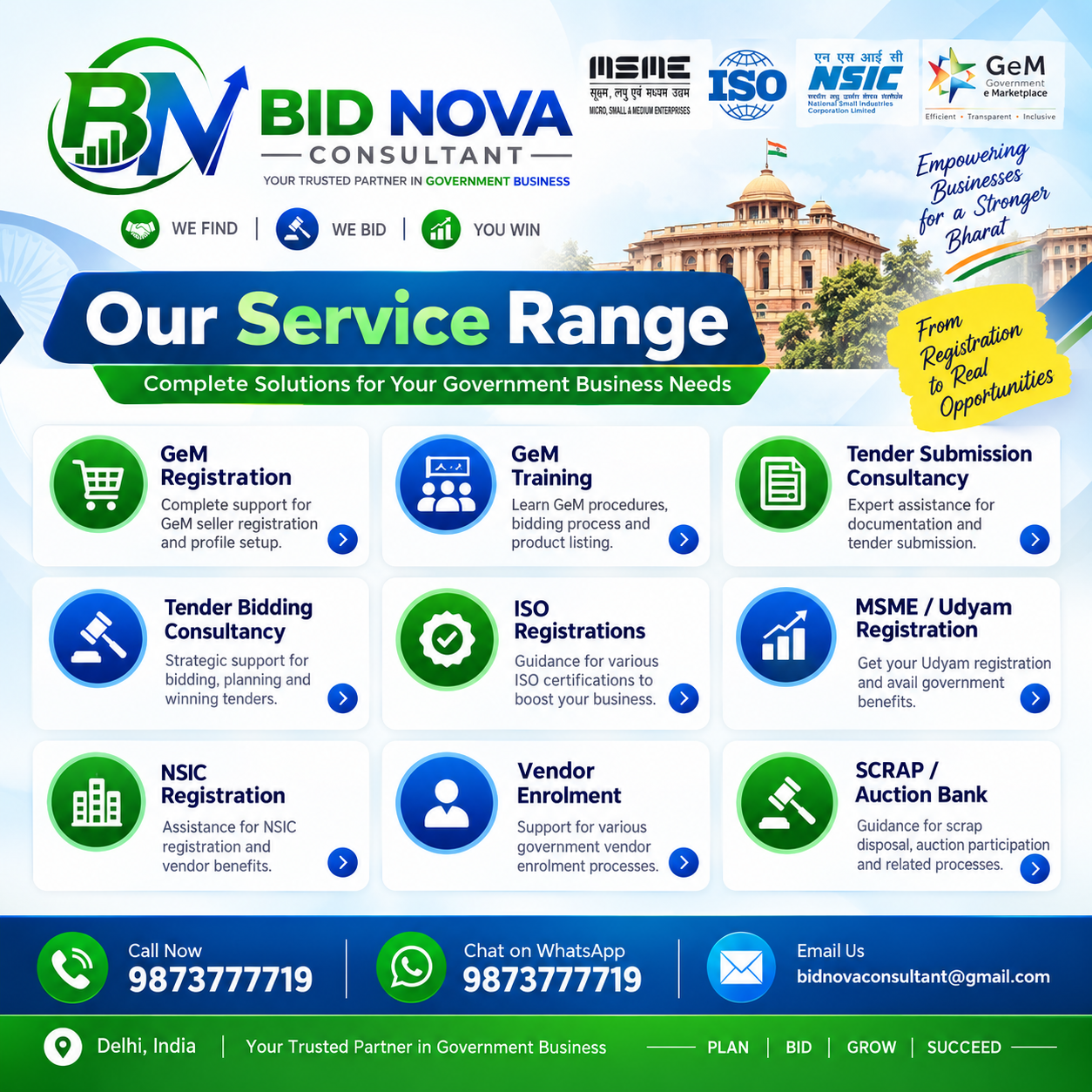 BIDNOVA CONSULTANT services artwork